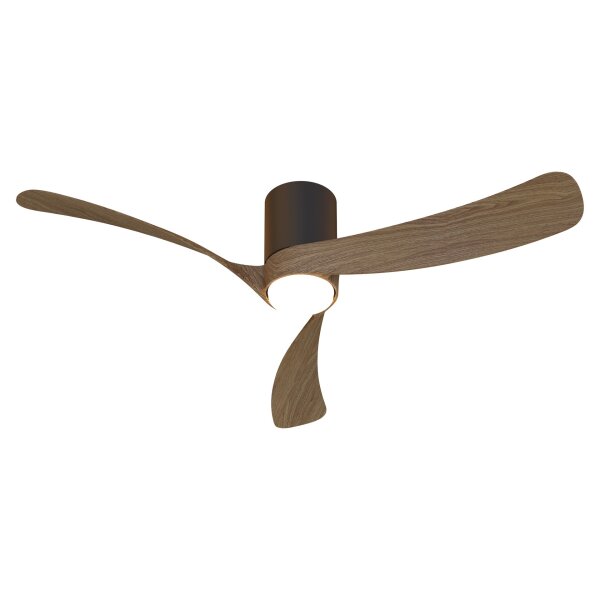 Mantra Nemo II M Deckenventilator LED schwarz-walnuss