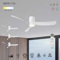 Mantra Nemo II M Deckenventilator LED weiß