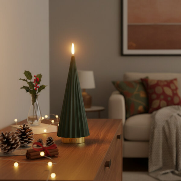 Boreal LED Kerze grün