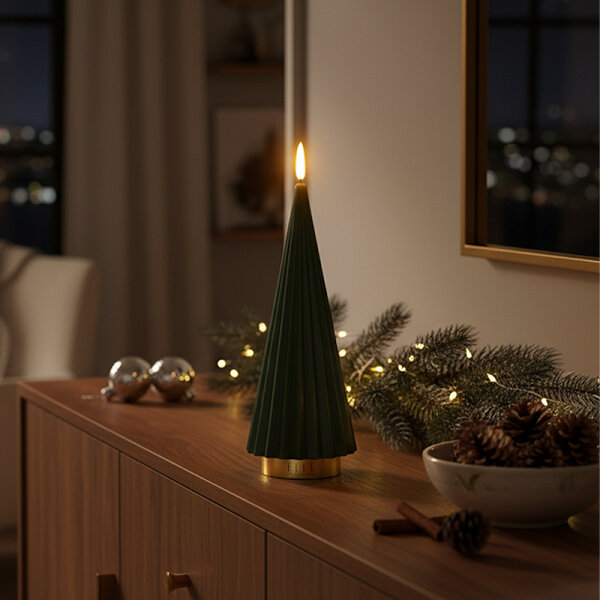 Boreal LED Kerze grün