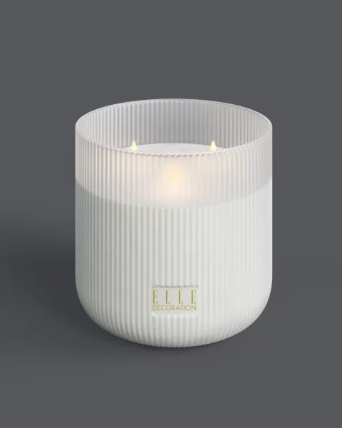 Belleville LED Kerze 3-flammig weiß