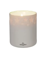 Villeroy & Boch Salzburg LED Porzellankerze Ø 8,5 cm