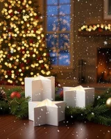 Villeroy & Boch Luzern LED Porzellankerze weiß