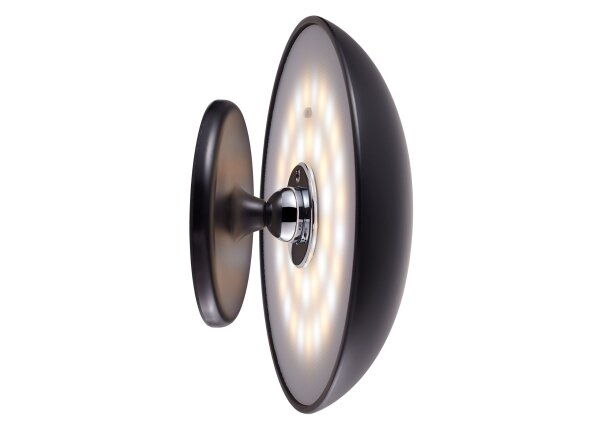 Kinoko XS Akku LED Tisch- und Wandleuchte matt schwarz