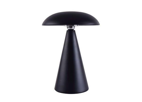 Kinoko XS Akku LED Tisch- und Wandleuchte matt schwarz