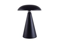 Kinoko XS Akku LED Tisch- und Wandeuchte matt schwarz