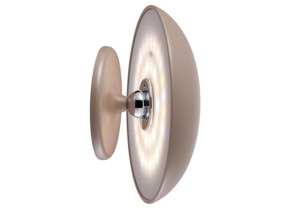 Kinoko XS Akku LED Tisch- und Wandeuchte matt hellbraun