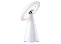 Kinoko XS Akku LED Tisch- und Wandleuchte hochglanz weiß