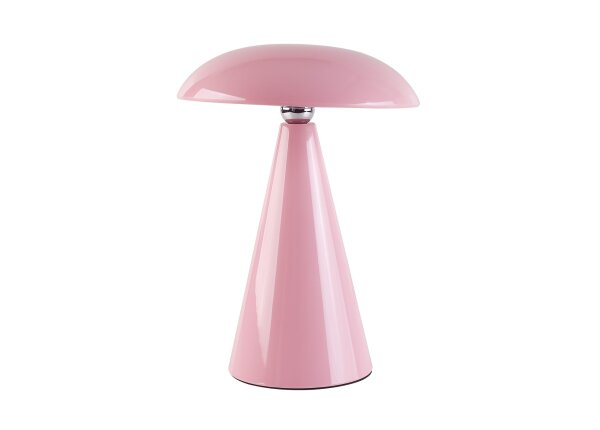 Kinoko XS Akku LED Tisch- und Wandeuchte hochglanz pink