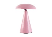 Kinoko XS Akku LED Tisch- und Wandleuchte hochglanz pink