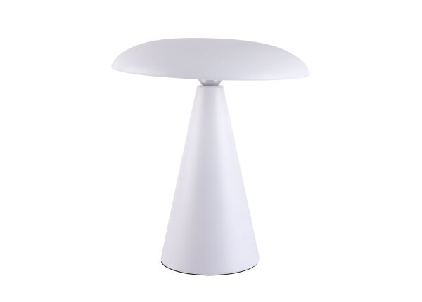 Kinoko II Akku LED Tisch- und Wandleuchte matt weiß