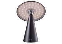 Kinoko II Akku LED Tisch- und Wandeuchte matt schwarz