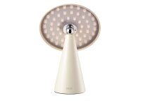 Kinoko II Akku LED Tisch- und Wandleuchte matt creme