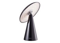 Kinoko II Akku LED Tisch- und Wandleuchte hochglanz schwarz