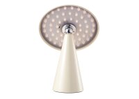 Kinoko II Akku LED Tisch- und Wandeuchte hochglanz creme