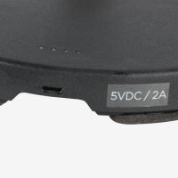 Steinhauer Soleil Akku LED Stehleuchte schwarz-gold