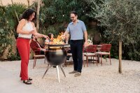 MOON 55 Plancha-Grillset hoch