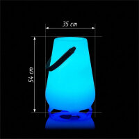 THE MOOX M Getränkekühler LED RGB mit Bluetooth-Lautsprecher