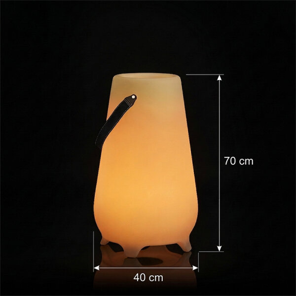 THE MOOX L Getränkekühler LED RGB mit Bluetooth-Lautsprecher