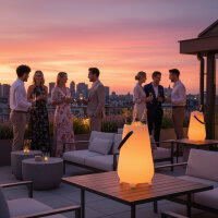 THE MOOX L Getränkekühler LED RGB mit...