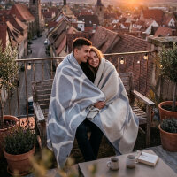 RIEMA Wohndecke XL BJÖRK grau