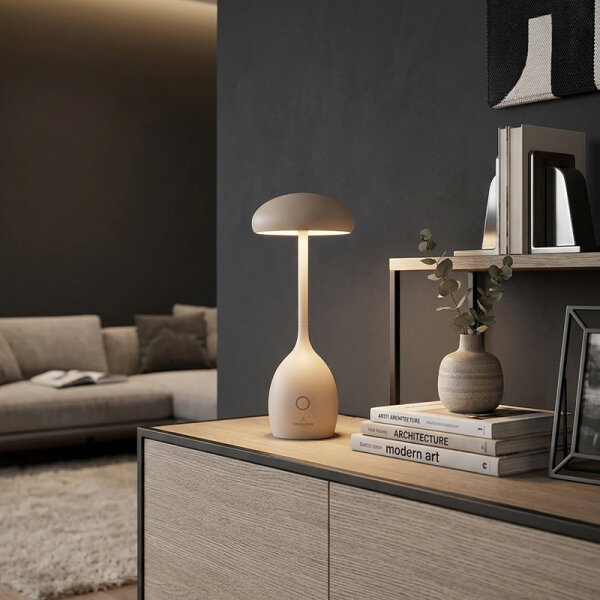 Villeroy & Boch Akku Tischleuchte TRIEST sand