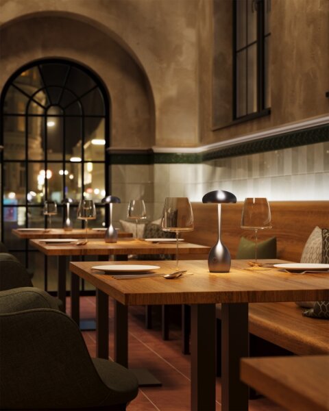 Villeroy & Boch Akku Tischleuchte TRIEST sand