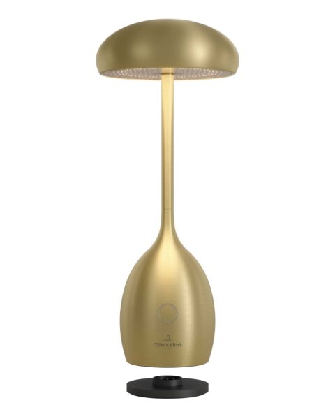 Villeroy & Boch Akku Tischleuchte TRIEST gold gebürstet
