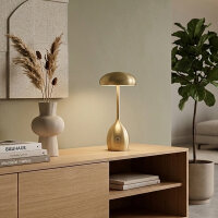 Villeroy & Boch Akku Tischleuchte TRIEST gold...