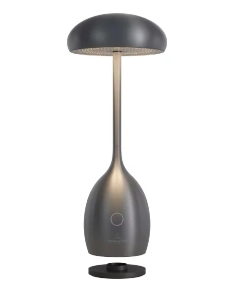 Villeroy & Boch Akku Tischleuchte TRIEST graphit gebürstet