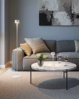 Leonardo Monza Akku LED Stehleuchte weiß