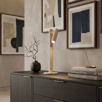 Sompex Tubo sand Akku LED Tischleuchte