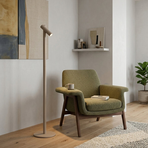 Sompex Tubo sand Akku LED Stehleuchte