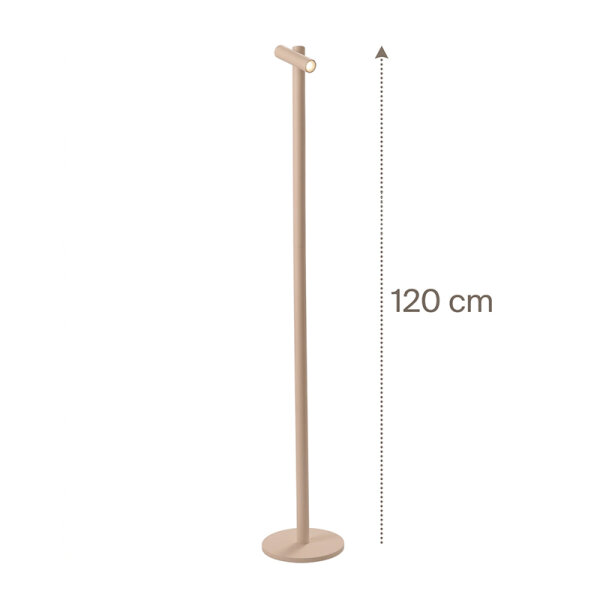 Sompex Tubo sand Akku LED Stehleuchte