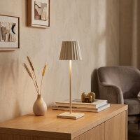 Sompex Troll RC sand Akku LED Tischleuchte