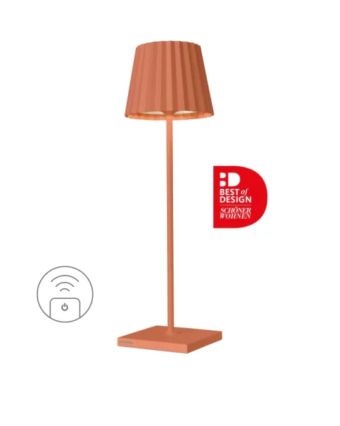 Sompex Troll RC orange Akku LED Tischleuchte