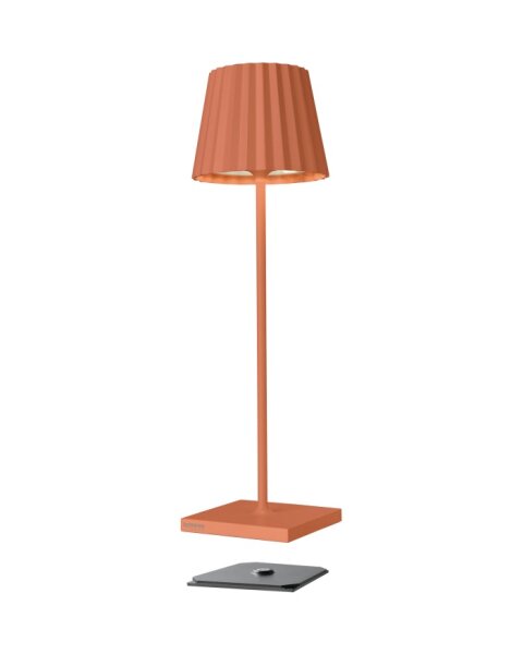Sompex Troll RC orange Akku LED Tischleuchte