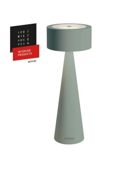 Sompex Elody Akku Tischleuchte olivgrün