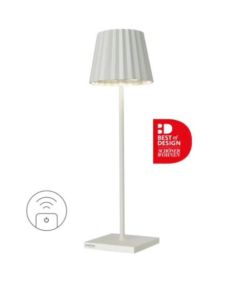 Sompex Troll RC weiß Akku LED Tischleuchte