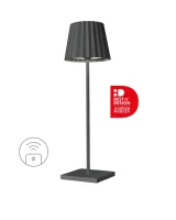 Sompex Troll RC anthrazit Akku LED Tischleuchte