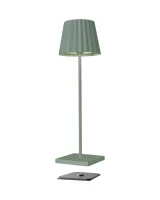 Sompex Troll RC olivgrün Akku LED Tischleuchte