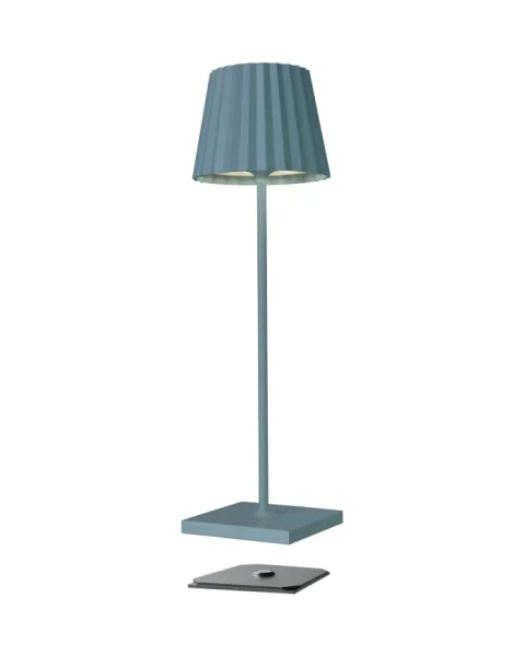 Sompex Troll RC blau Akku LED Tischleuchte