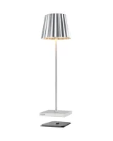 Sompex Troll RC silber Akku LED Tischleuchte