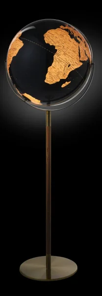 APOLLO LIGHT FLEX Leuchtglobus bronze/dunkelblau