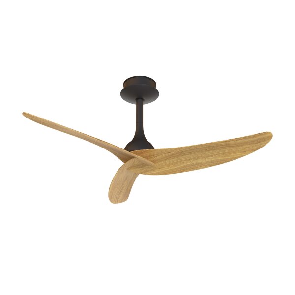 Mantra Ipanema L IP44 Deckenventilator schwarz/holz