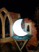 8 Seasons Design Dekoleuchte Shining Moon 60 cm weiß