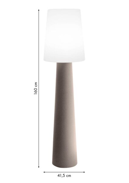 8 Seasons Design Stehleuchte No. 1 Solar 160 cm sand