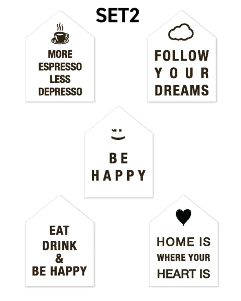 Sompex Lumicasa Folienset 2 - Be Happy