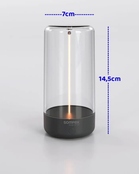 Pulse Akku LED Tischleuchte in Überraschungsfarbe