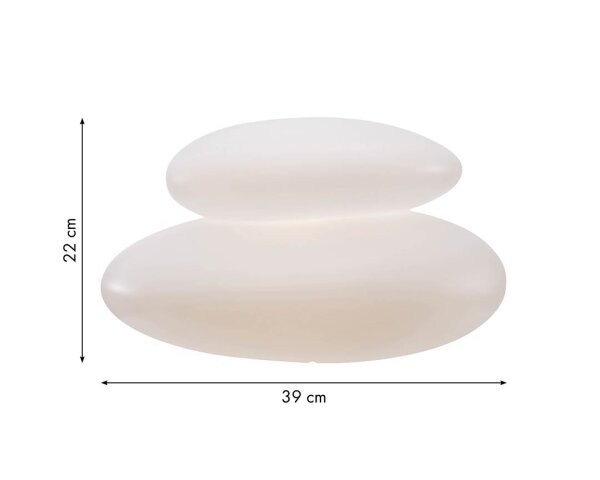 8 Seasons Design Shining Stone weiß